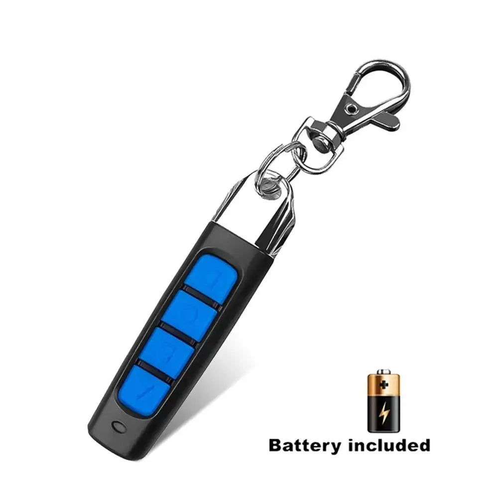 433MHz RF 4-Channel Remote Control Duplicator for Garage Gate Door Opener (Keychain Style)