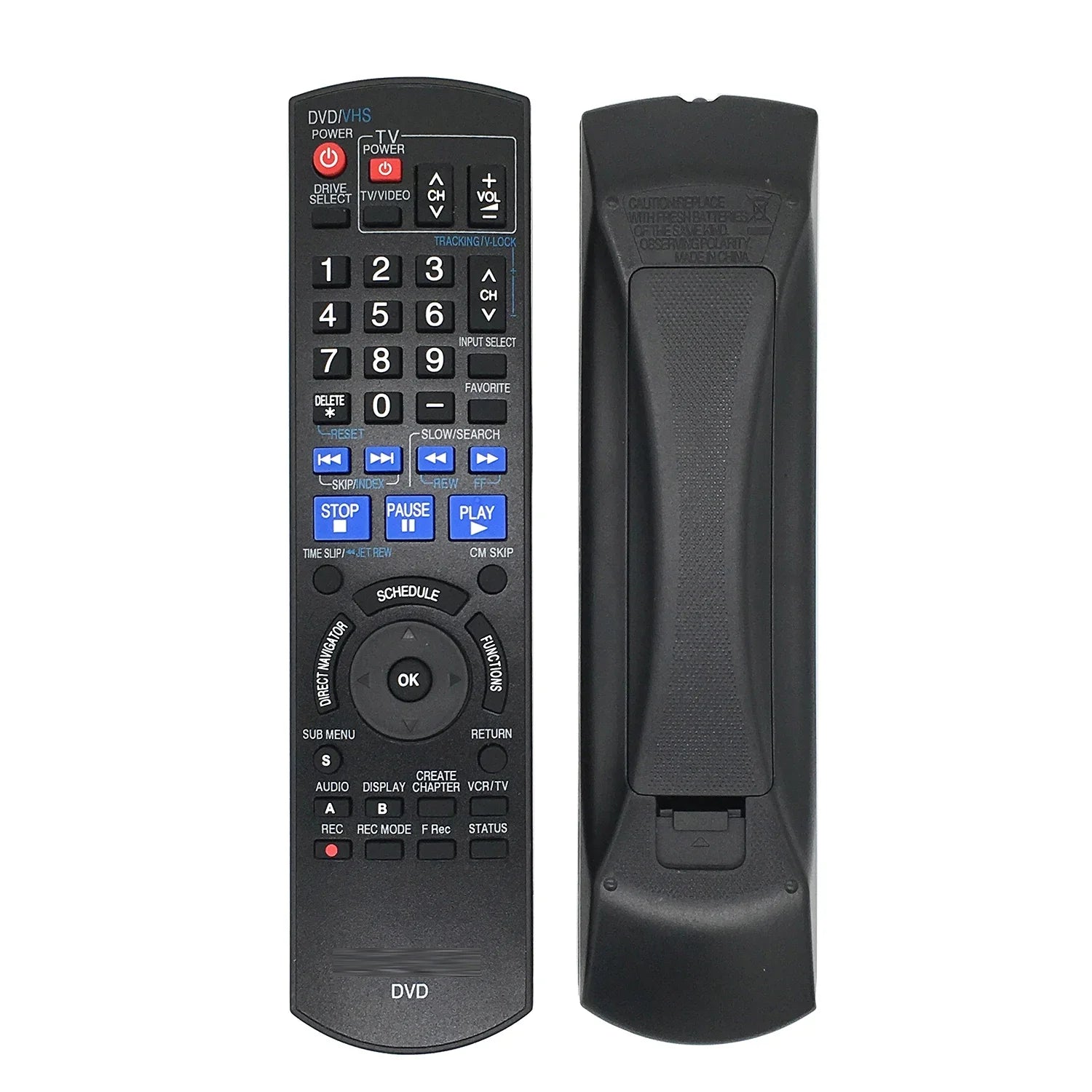 Panasonic N2QAYB000197 Replacement Remote Control for DVD Recorder Systems