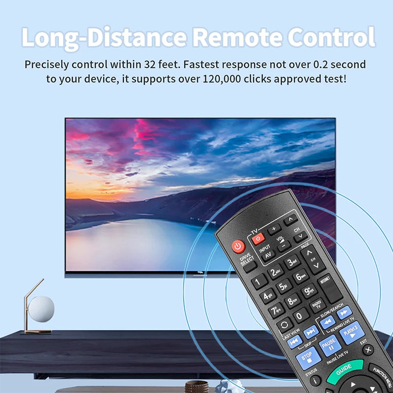 N2QAYB000980 Remote Control for Panasonic DVD Recorder DMR-XW440 DMR-XW440GL DMR-XW440GLK