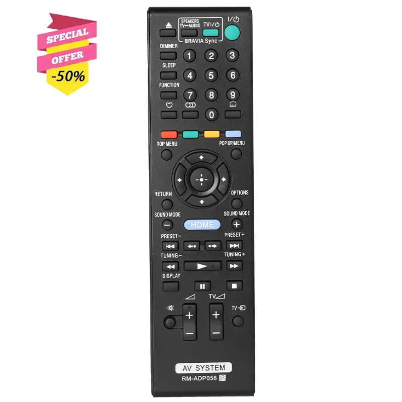RM-ADP058 Replacement Remote for BDV-L600 BDV-E280 BDV-E380 BDV-L800 BDV-E880 Sony Home Theatre
