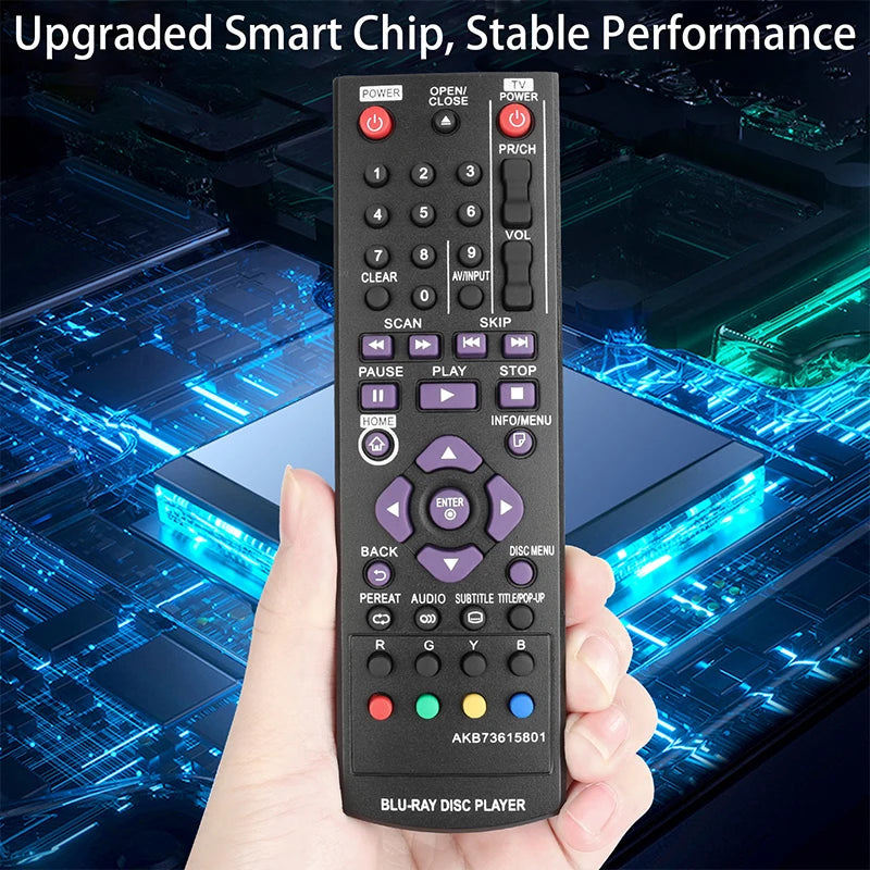 AKB73615801 Replacement Remote for BP220 BP125 BP325 BP120 BP320 BP200 BP325W LG Blu-ray DVD Player