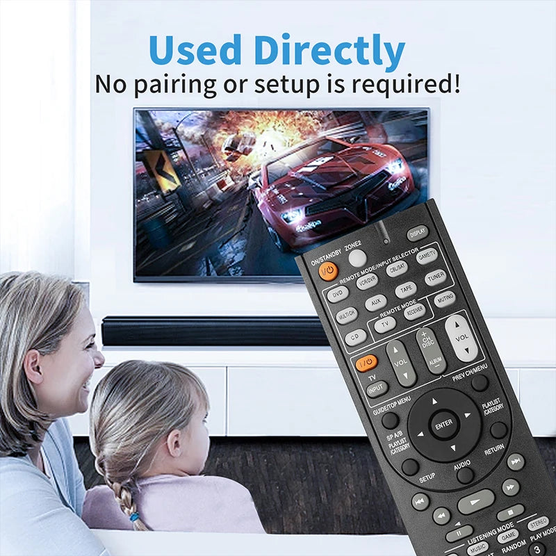 RC-710M Replacement Remote Control for TX-SR333 TX-SR606 TX-SR606B TX-SR606S Onkyo AV Receiver