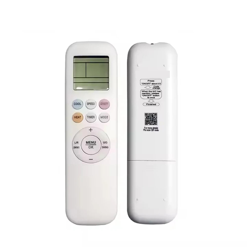 AUX YKR Series Replacement Remote Control for Split Air Conditioner Systems