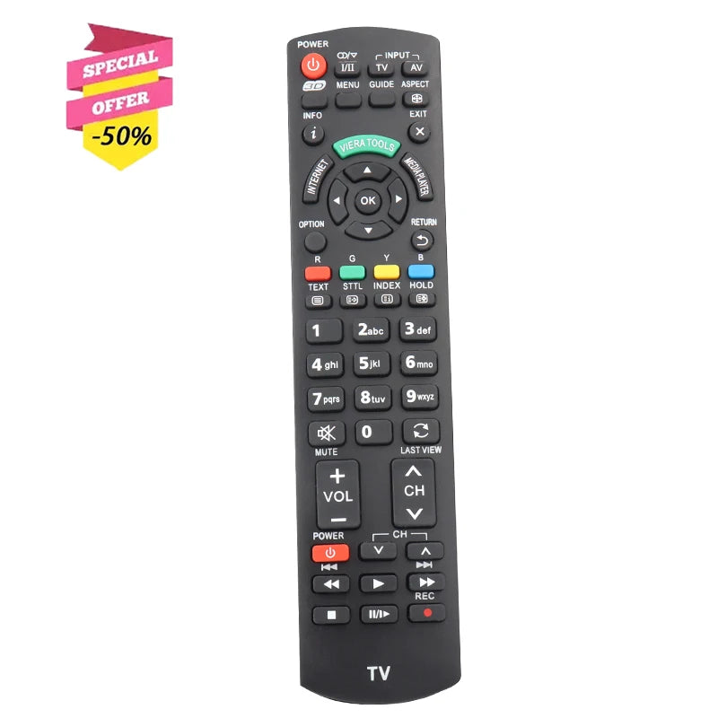 N2QAYB000747 Replacement Remote for TH-L42ET5A TH-L47ET5A TH-P50UT50A TH-P65UT50A Panasonic TV