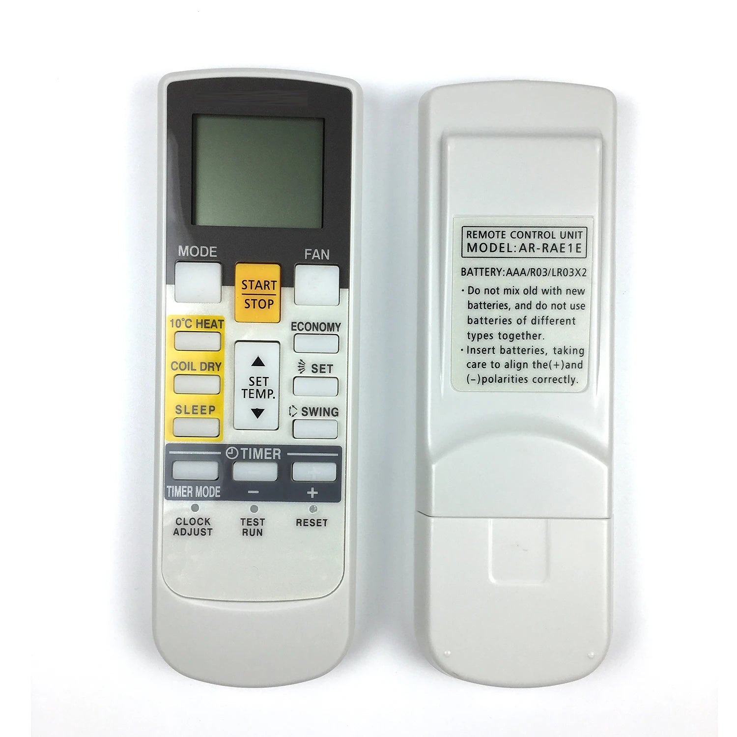 Fujitsu AR-RAE1E Replacement Remote Control for Split Air Conditioner Systems