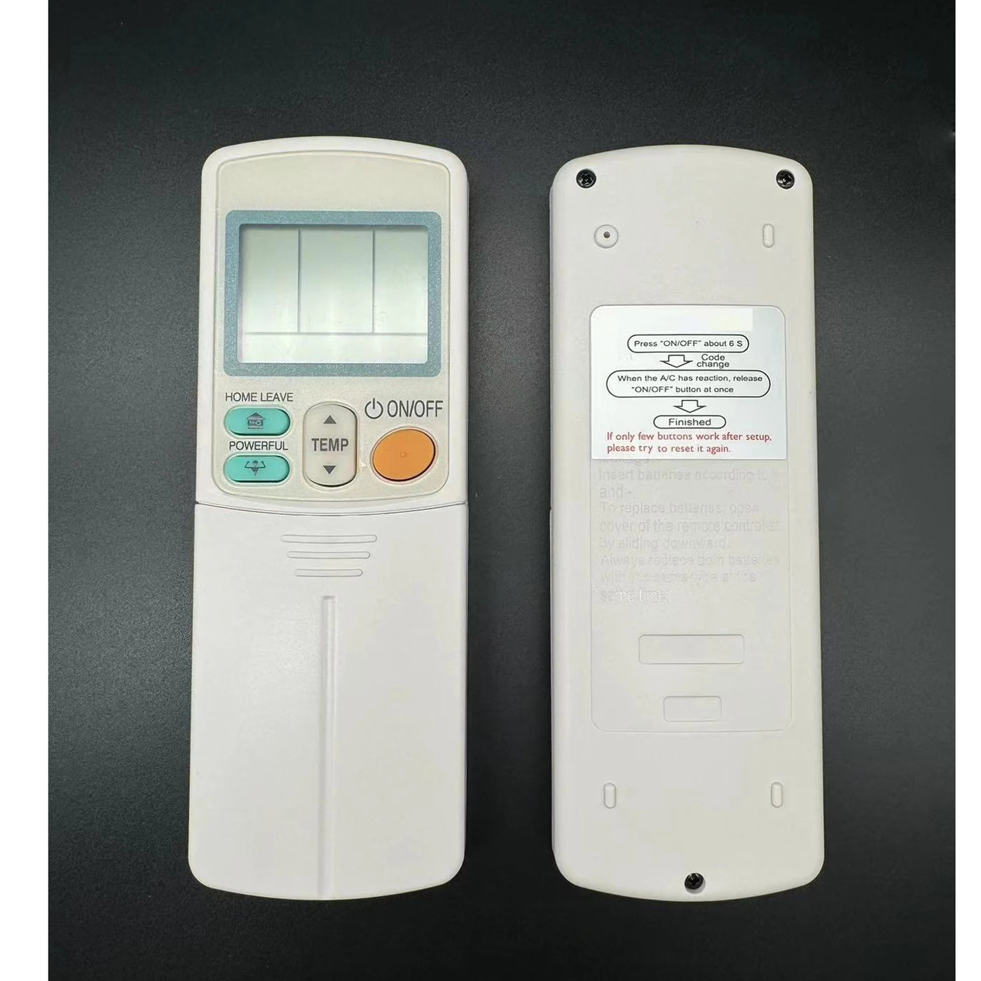 Daikin ARC433 Series Replacement Remote Control for Air Conditioning Systems