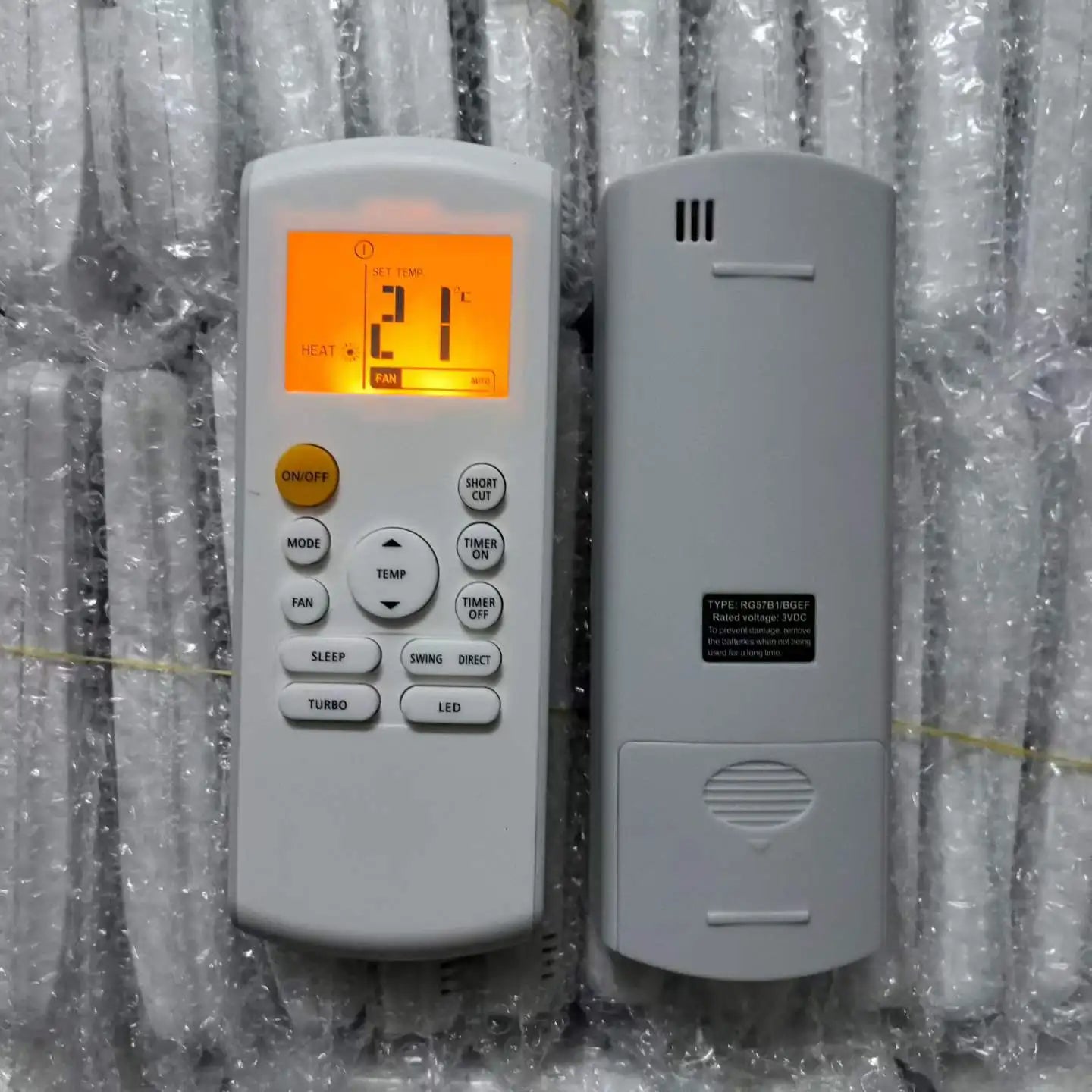 Midea RG57A7/BGEF Replacement Remote Control for Split Air Conditioner Systems