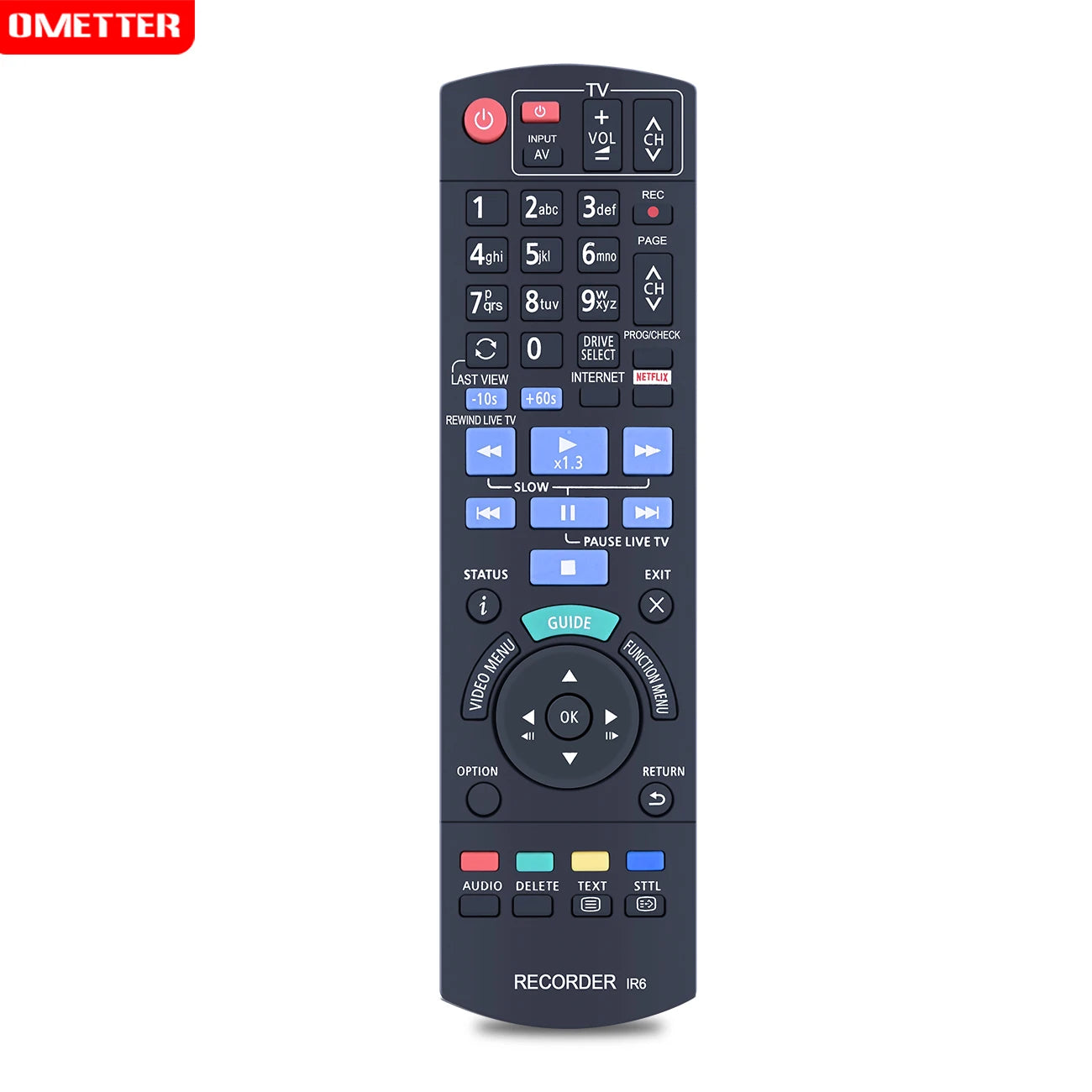 N2QAYB001077 Remote Control Replacement for Panasonic DVD Blu-ray HDD Recorder