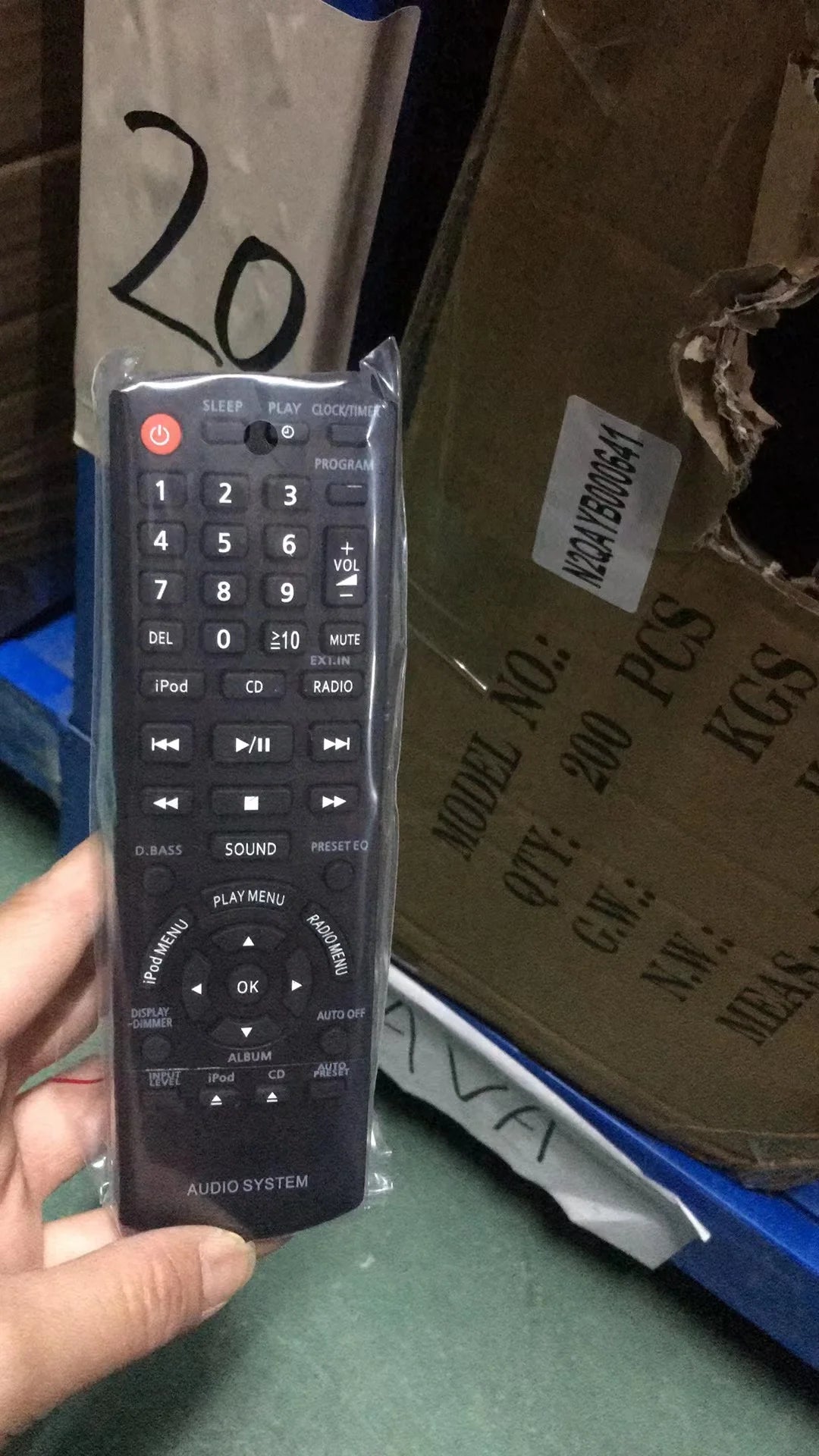 N2QAYB000641 Replacement Remote Control for SC-HC25 SC-AKX14 SC-PMX5 Compact Stereo System