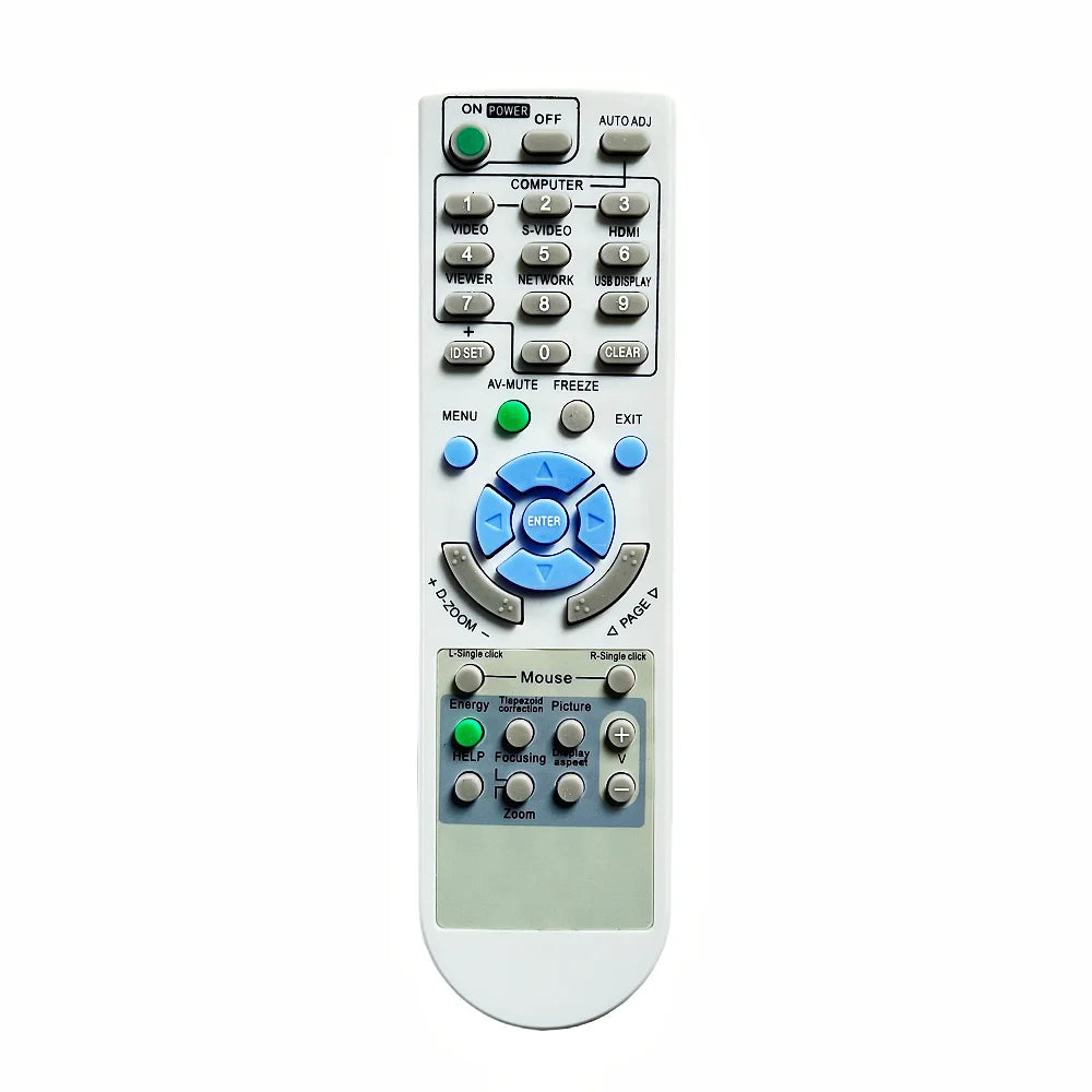 Replacement Remote Control for NEC DLP Projector Models Compatible with UM, U and WX Series