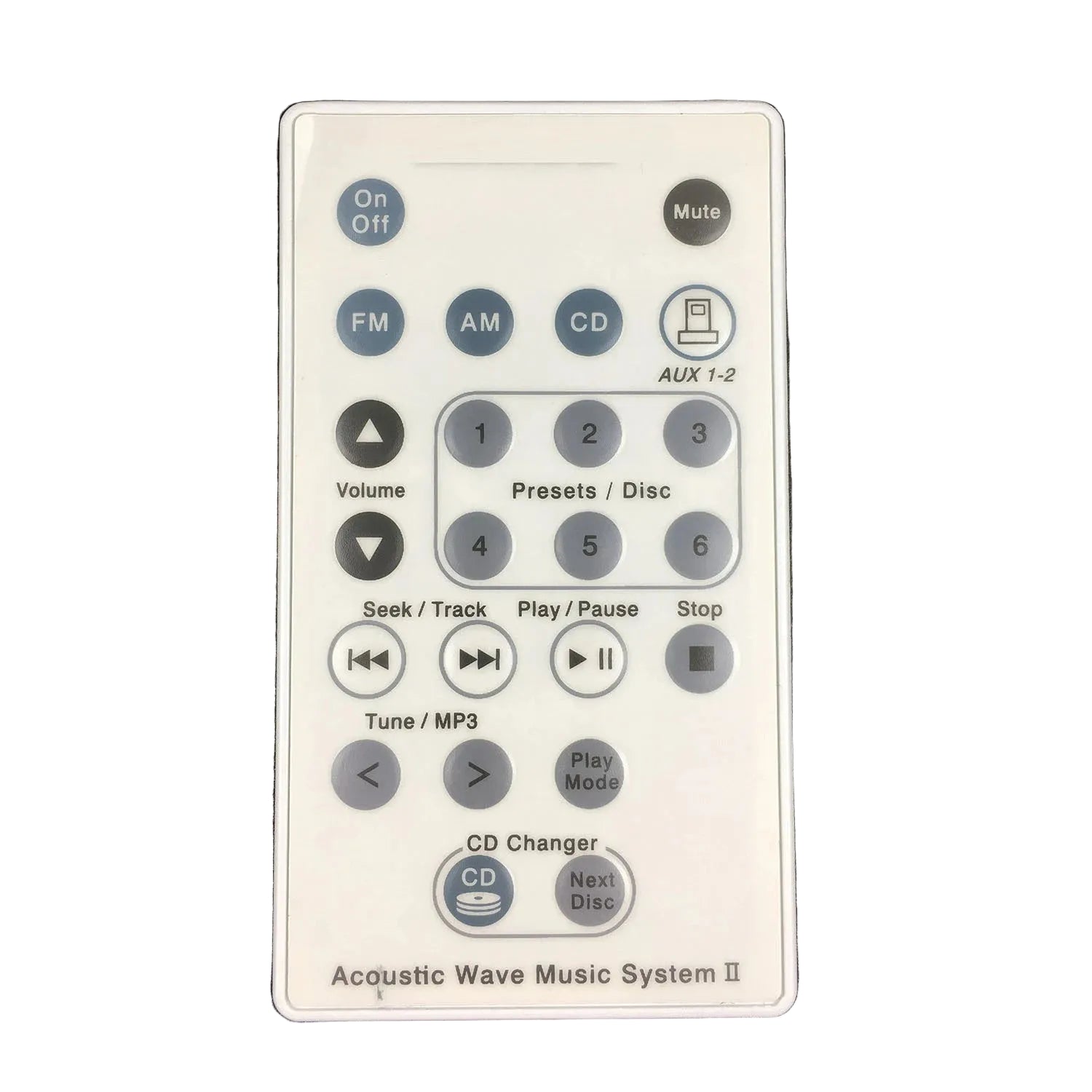 Bose Acoustic Wave Music System II Replacement Remote Control for Multi Disc CD Player