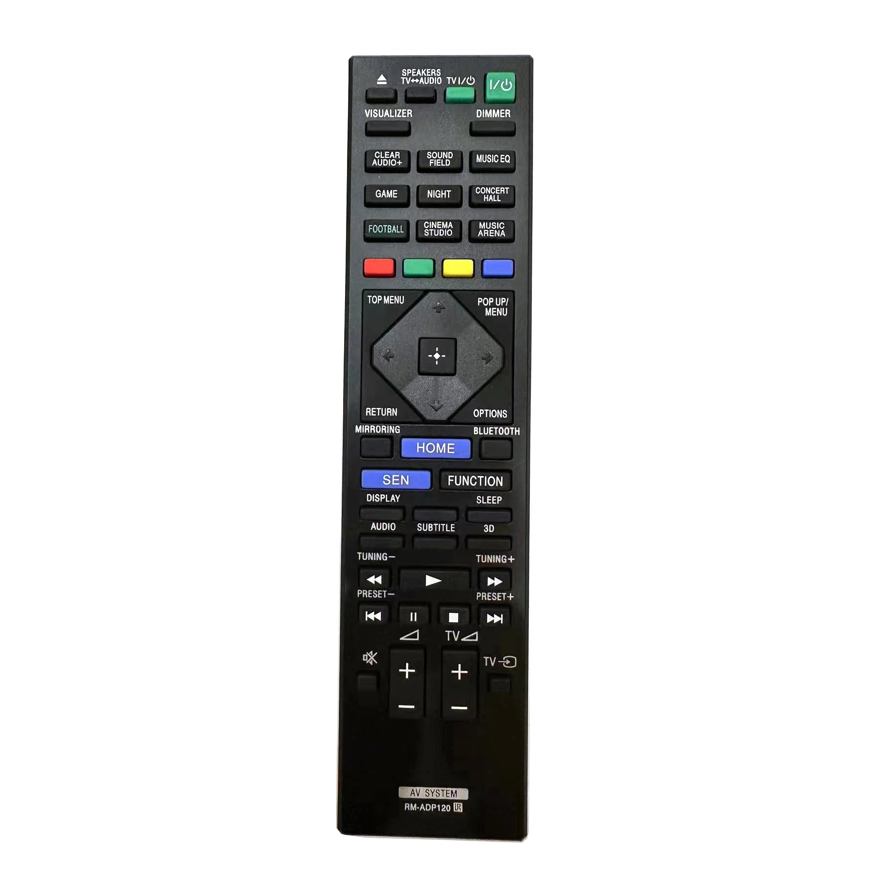 Sony RM-ADP120 / RM-ADP117 Replacement Remote Control for Blu-ray Home Theatre Systems