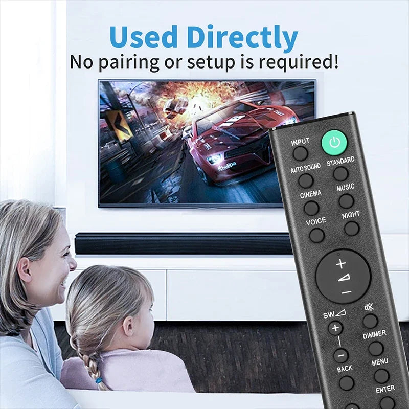 RMT-AH412U Replacement Remote Control for HT-S20R HT-S40R HT-S500RF HT-S700RF Home Theatre System