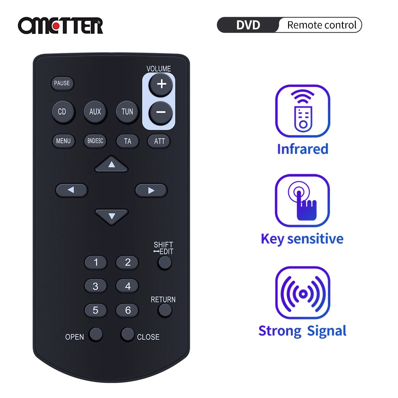 CXX7763 Remote Control for Pioneer Car Audio DEX-P01 RS-D7X RS-D7XⅡ Systems