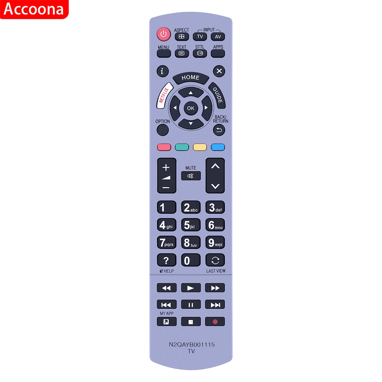 N2QAYB001115 Remote Control for Panasonic Smart TV 4K LED Replacement