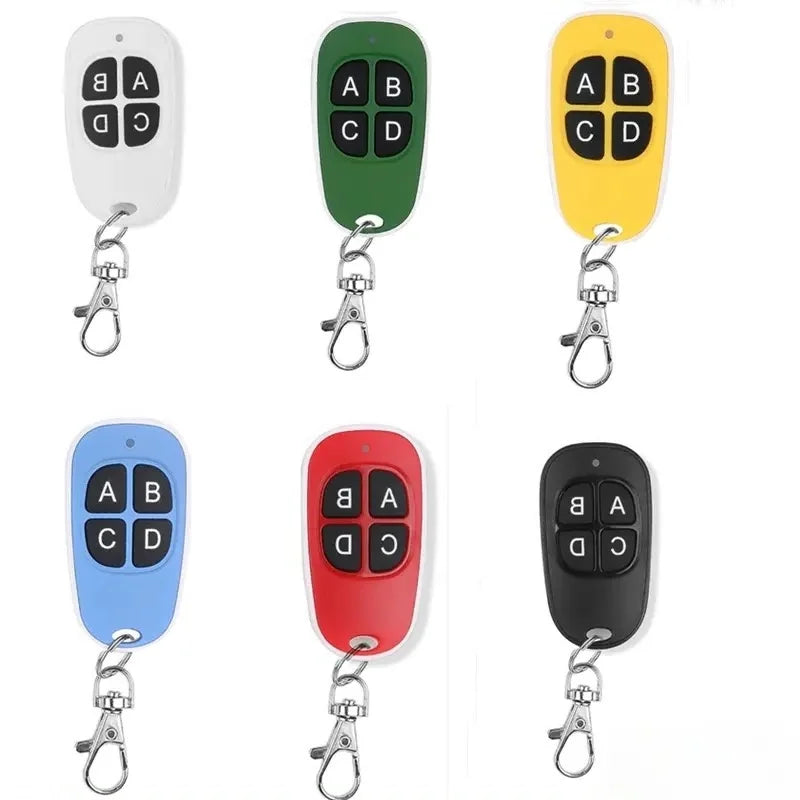 Universal 433MHz RF 4-Key Remote Control Duplicator for Garage Gate & Electric Door Systems