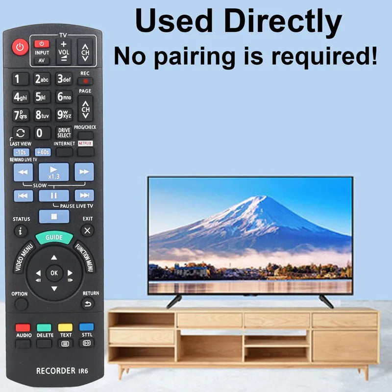 N2QAYB001077 Remote Control for Panasonic Blu-ray HDD Recorder DMR-HWT260 DMR-HWT260GN