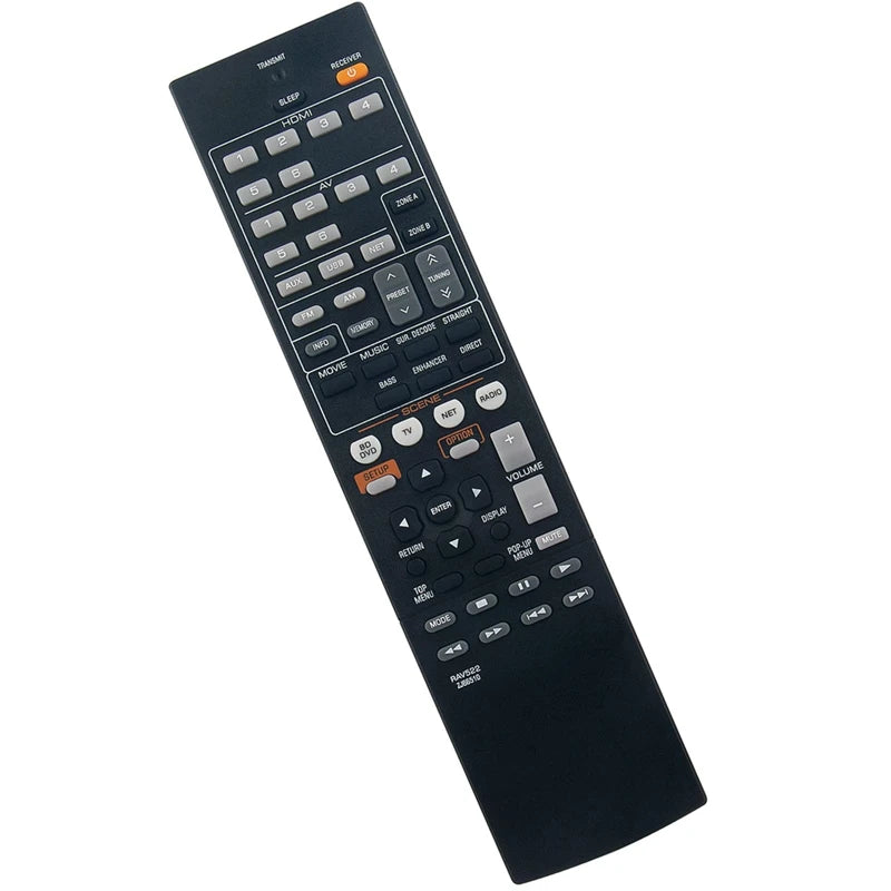RAV522 Remote Control Replacement for Yamaha RX-V477 / RX-V577 AV Receivers