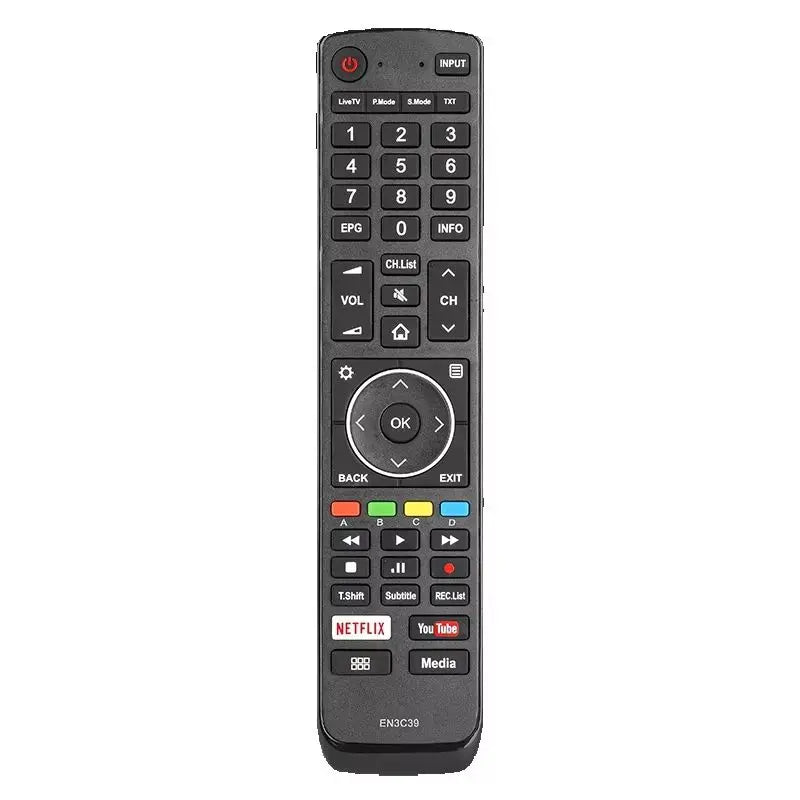 EN3C39 Replacement Remote Control for 50N7 50P7 55N7 55P7 65N7 65N8 65N9 Hisense Smart TV