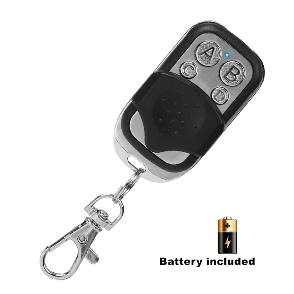 kebidumei 433MHz 4CH garage door remote control duplicator with 27A battery