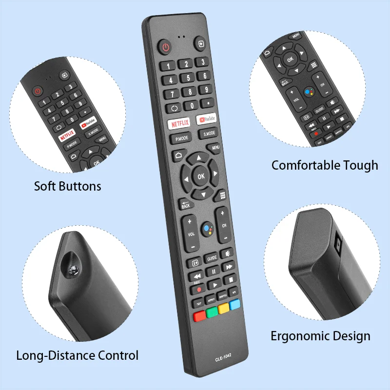 CLE-1042 Replacement Remote Control for VEON 50QLEDSM20 55QLEDSM20 58QLEDSM20 TV