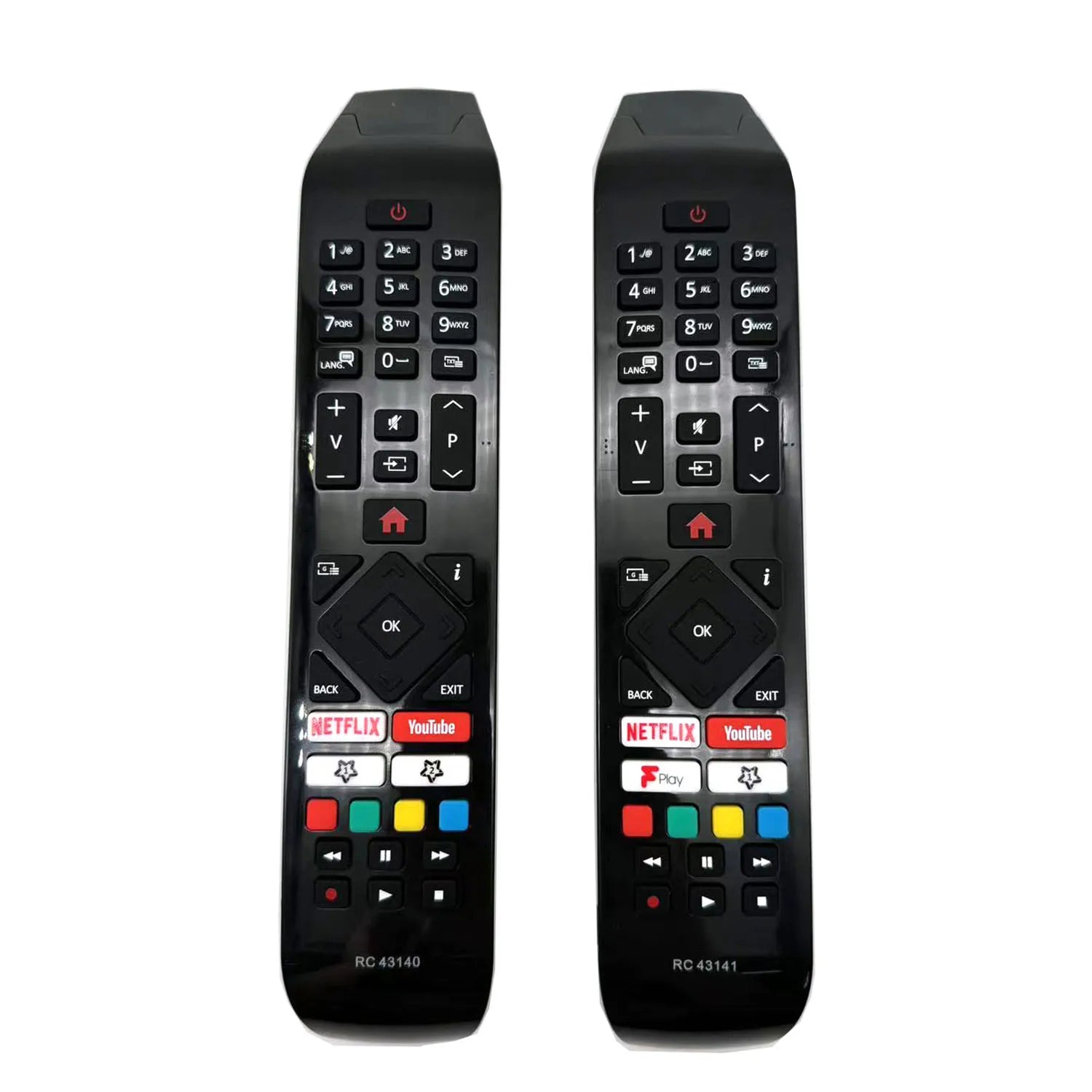 Hitachi RC43141 Replacement Remote Control for 24HB, 43HK, 49HL, 50HK and 55HL Series Smart Televisions