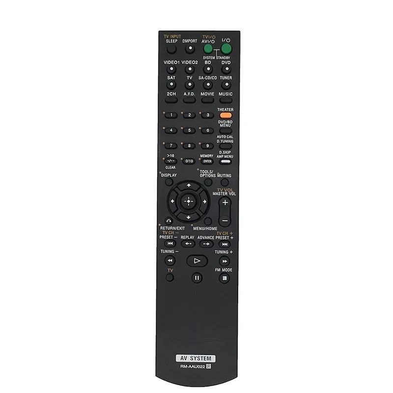 Sony RM-AAU022 Replacement Remote Control for AV Receiver and Home Theatre Systems
