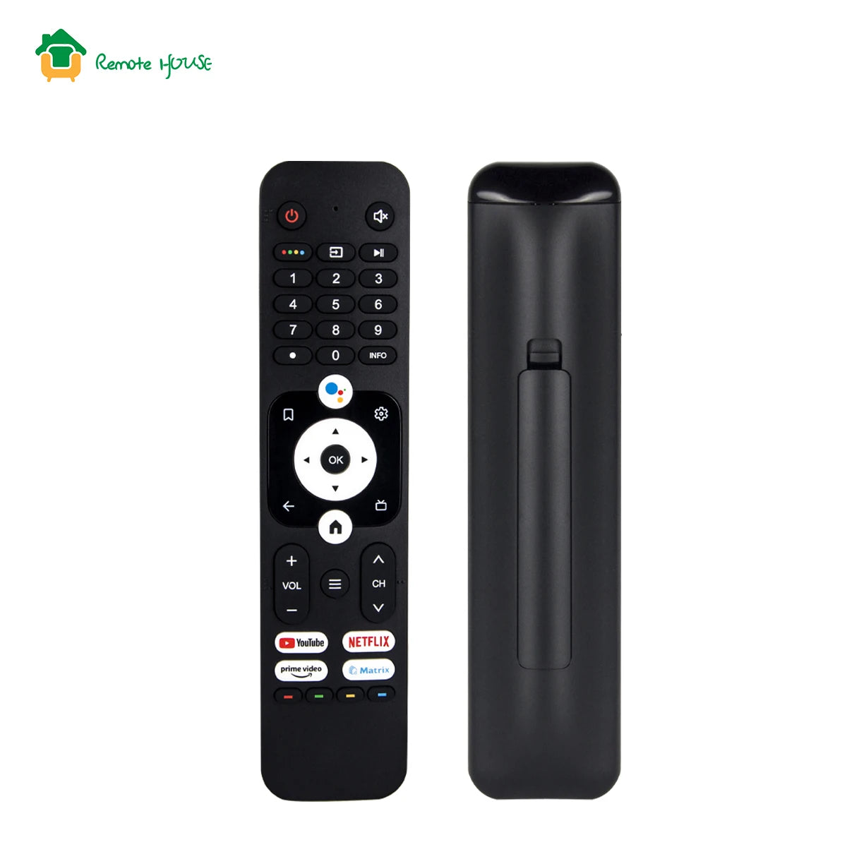 Voice Remote Control Replacement RM-L1797 Compatible with H43K66UG Plus and H50K66UG Smart TV Models