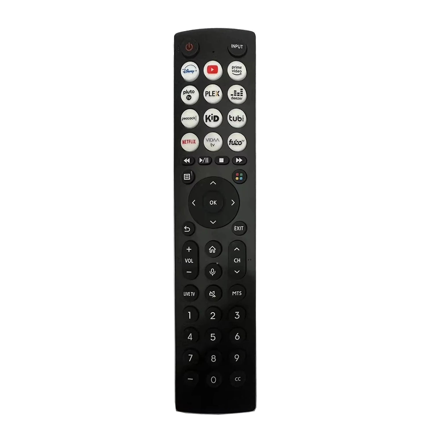 Hisense ERF2B36H Replacement Remote Control for Smart LED Televisions