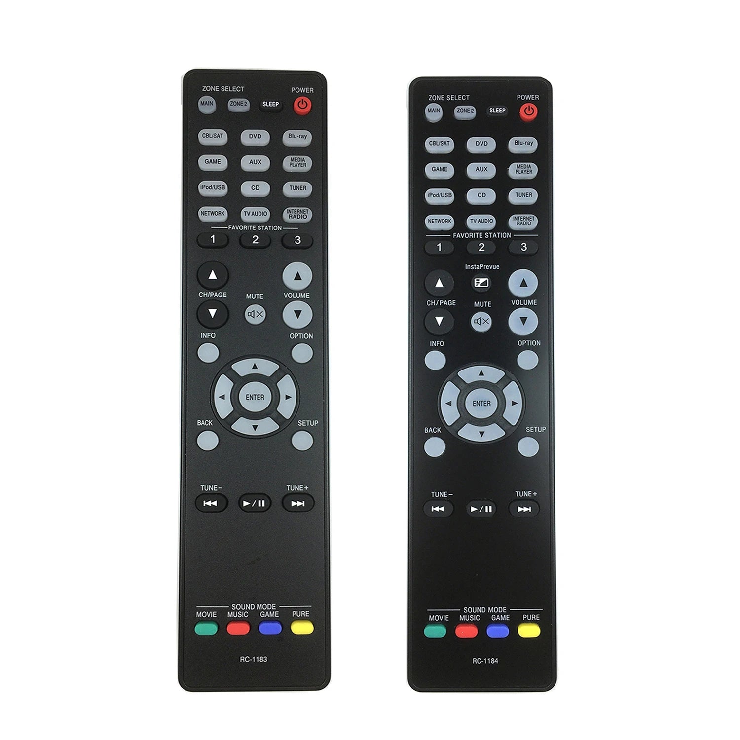 Denon RC-1183 / RC-1184 Replacement Remote Control for AVR Series AV Receivers