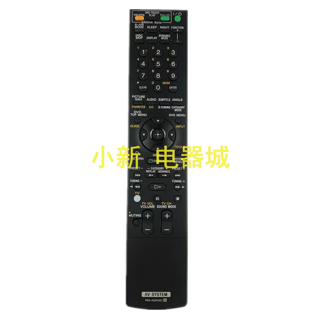 Sony RM-ADP021 Replacement Remote Control for DVD Home Theatre Systems