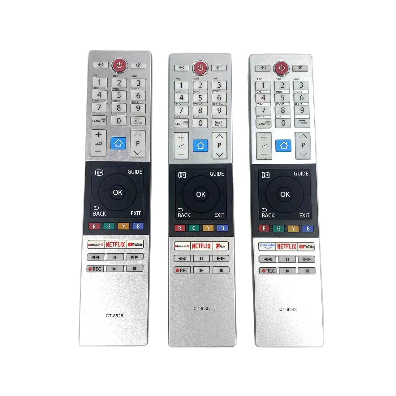 Toshiba CT-8528 CT-8533 CT-8543 Replacement Remote Control for LED HDTV Models