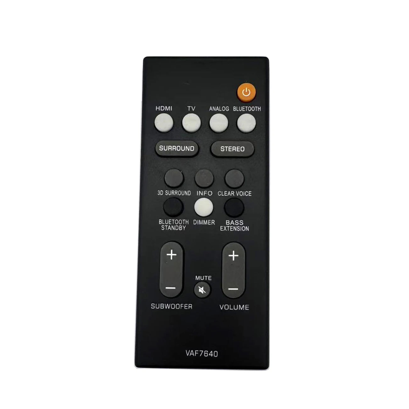 Yamaha FSR78 Replacement Remote Control for Sound Bar Audio Systems