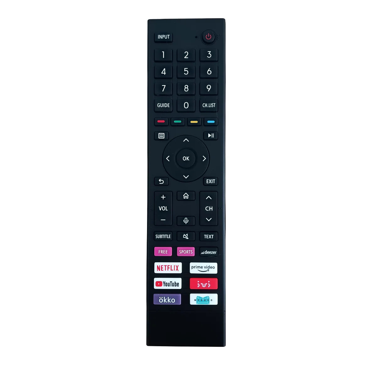 Replacement Remote Control for Hisense A6 Series Smart Television Models