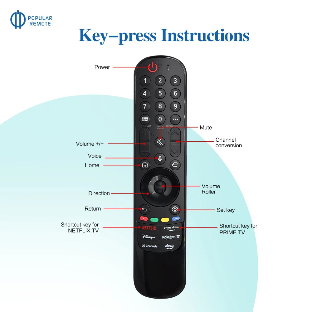 MR24GA Voice Magic Remote AKB76045003 for LG Smart OLED TV Pointer Control