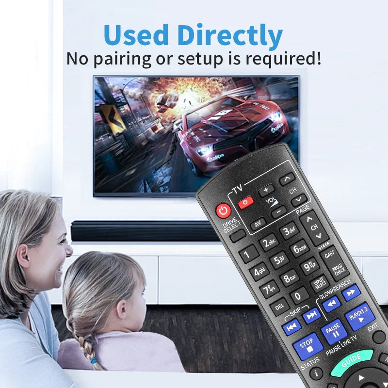 N2QAYB000479 Replacement Remote for DMR-XW380 DMR-XW385 DMR-XW390 DMR-XW480 Panasonic DVD Recorder