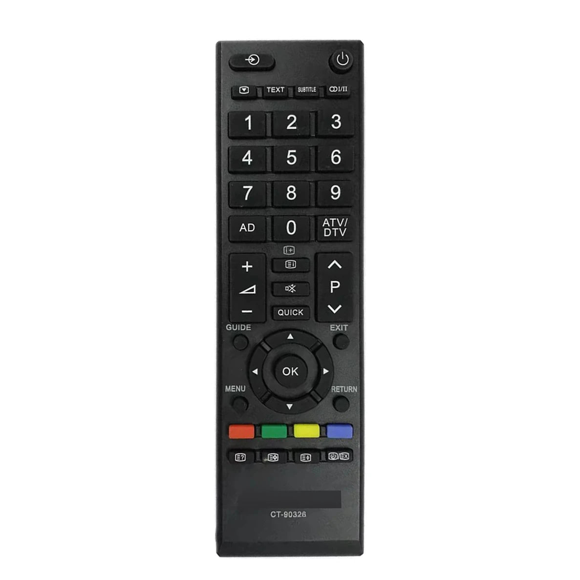 Toshiba CT-90326 Replacement Remote Control for LCD and LED Televisions