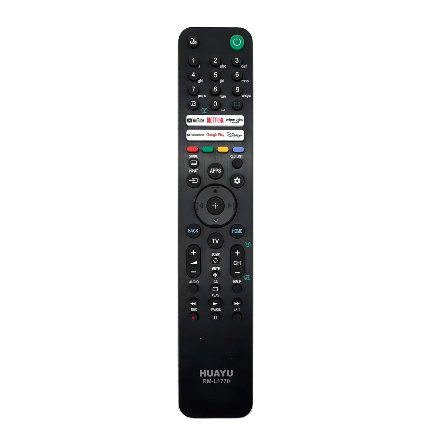 Sony RMF-TX900U Smart Voice Replacement Remote Control for OLED, LED, 4K and 8K UHD BRAVIA Televisions