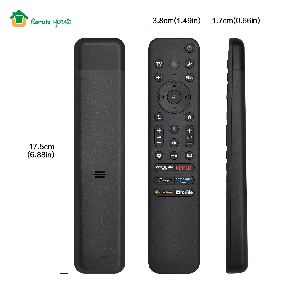 Voice Remote Control Replacement RMF-TX920U for 2023 to 2025 Smart TVs with Backlit Keys and USB Charging