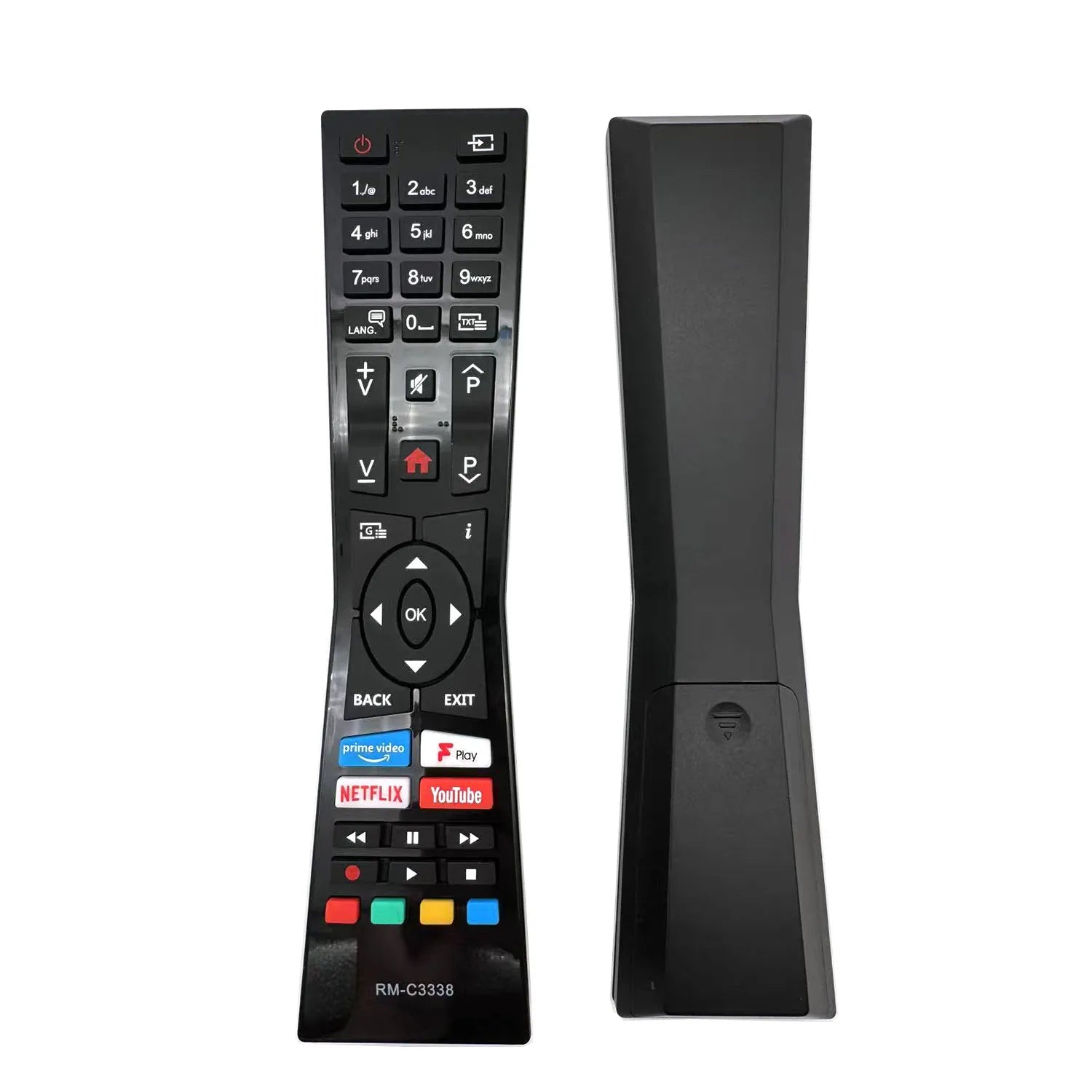 JVC RM-C3338 Replacement Remote Control for Smart LED Televisions