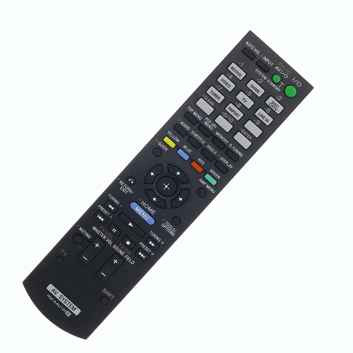 Sony RM-AAU120 Replacement Remote Control for STR and HT Series AV Receiver Home Theatre Systems