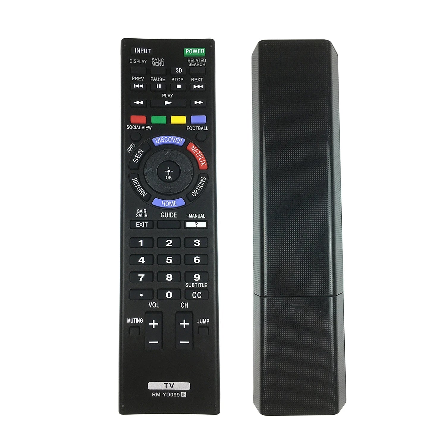 Sony RM-YD099 Replacement Remote Control for KDL Series LED Smart Televisions