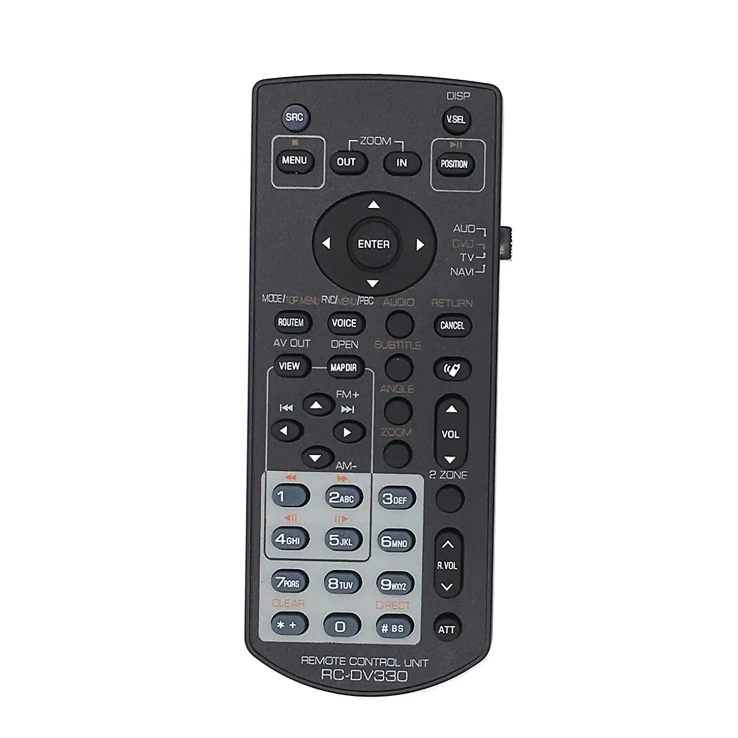 Kenwood RC-DV331 Replacement Remote Control for DDX and KVT Series Car Multimedia Receivers