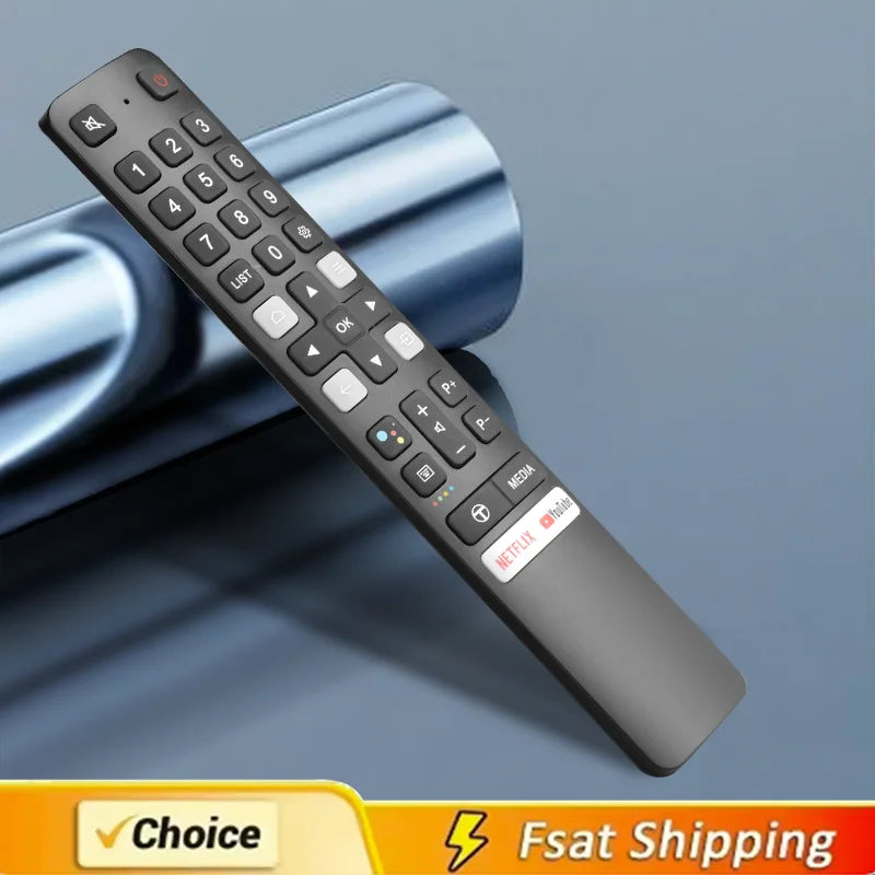 RC901V FMR1 Voice Remote for 32F510 32S5201 43K610B 55K610B 43P618 65P618 TCL Smart TV