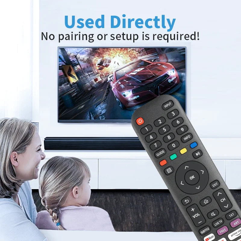 EN2P30H Replacement Remote for 43H6G 50H6G 55Q7F 65H6G 65A60G Hisense QLED 4K Smart TV
