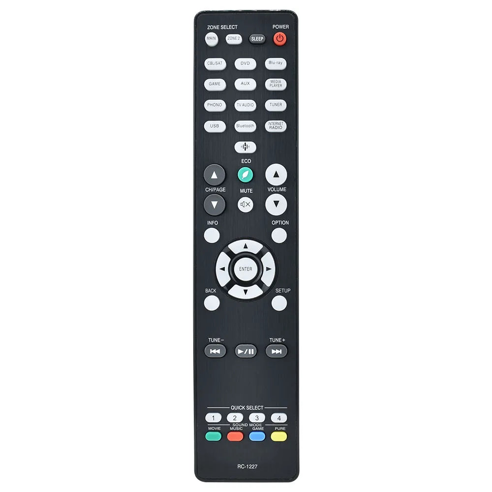RC-1227 Remote Control for Denon AVR-X1500H AVR-X1600H Audio/Video Receivers