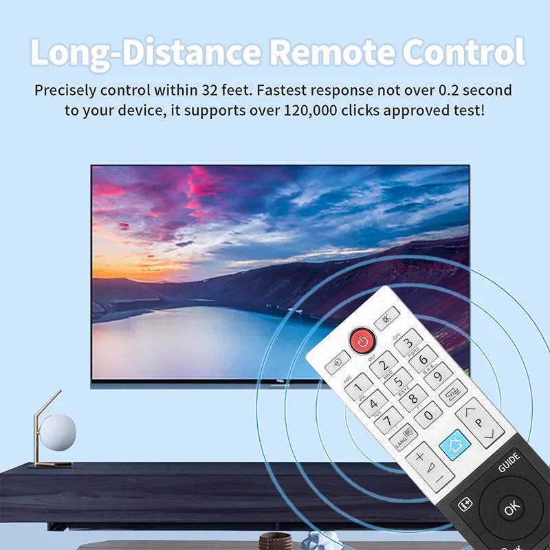 CT-8543 Replacement Remote for 32L2863DG 40L2863DG 43L3869DAX 49V5863DG 49U6863DG Toshiba TV