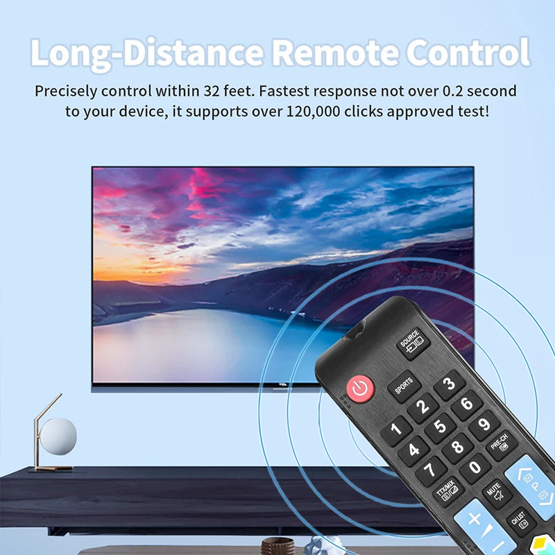 BN59-01198Q Replacement Remote Control for UE32J5550 UE40J6250 UE40JU6400 Samsung Smart TV