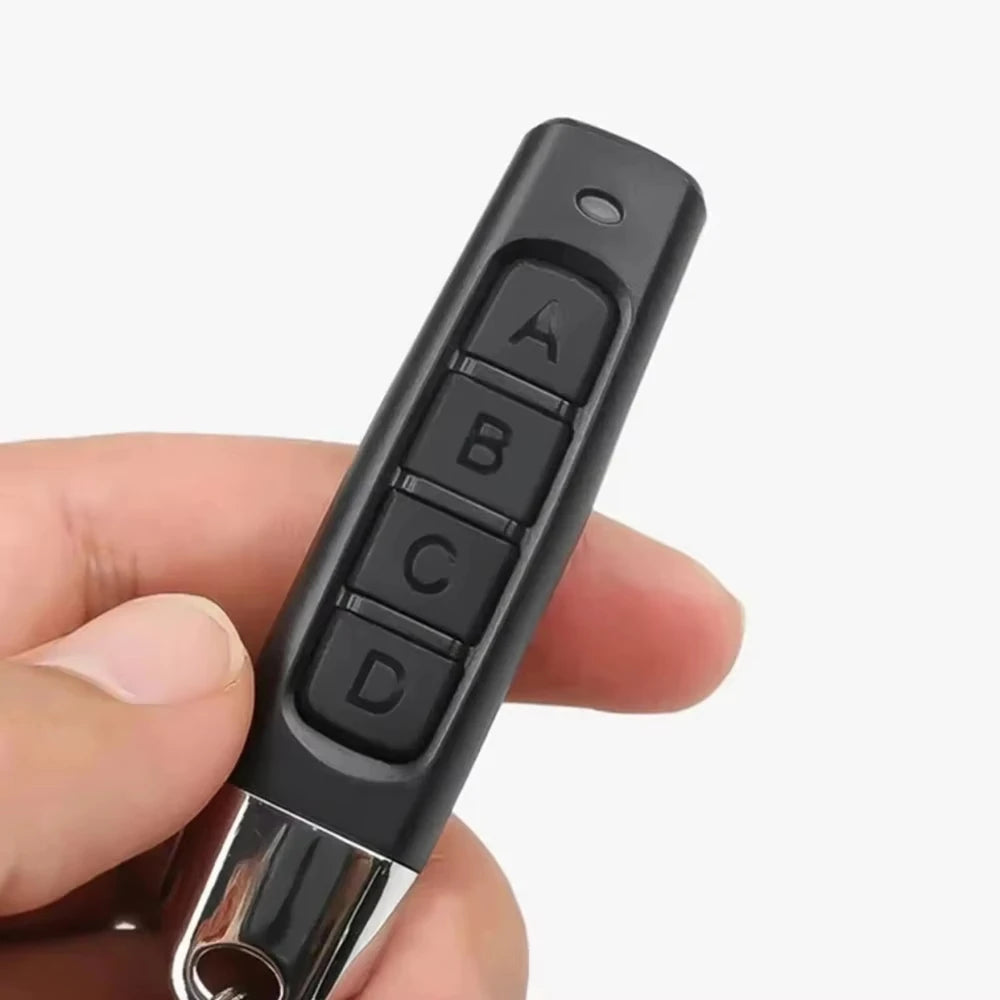 433MHz RF 4-Channel Remote Control Duplicator for Garage Gate Door Opener (Keychain Style)