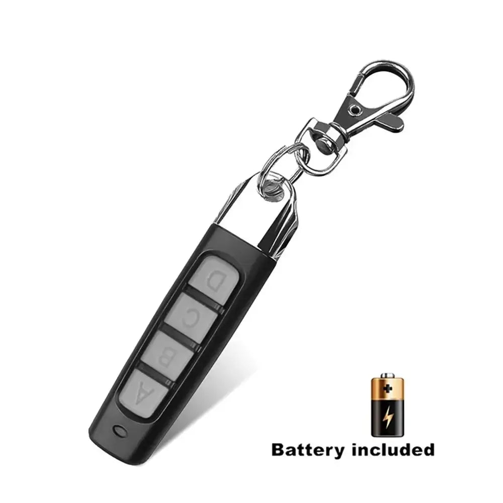 433MHz RF 4-Channel Remote Control Duplicator for Garage Gate Door Opener (Keychain Style)